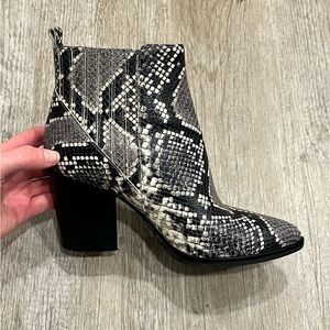 Marc Fisher Alva Bootie in Snake Skin